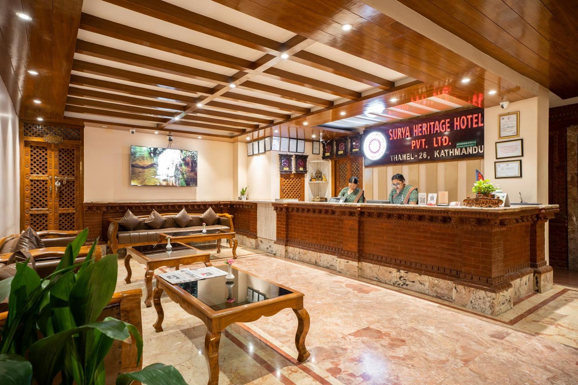 Surya Heritage Hotel Catmandu Exterior foto